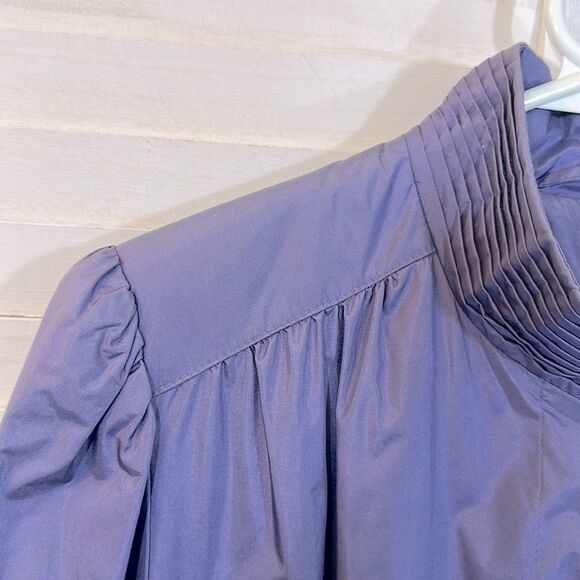 Fleet Street Raincoat XL Y2 Vintage Purple Maxi - Picture 7 of 16